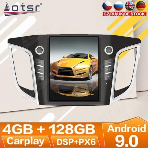 For Hyundai IX25 2014 2015 2016 2017 2018 Android Radio Multimedia Car Cassette Recorder Stereo Player Tesla GPS Navi Head Unit