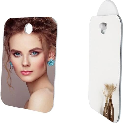 1pc Traveling Mirror Unbreakable Make Up Mirror Anti Fog Shower Mirror Bathroom Mirror Portable Man Shaving Mirror Travel