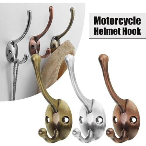 Motorcycle High And Low Helmet Hook Luggage Hook Zinc Alloy For Kitchen Door Cabinet Multi-purpose Wall Mount Rack Metal Hook