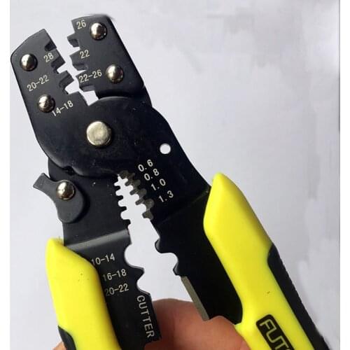 Multi functional Snap Ring Pliers Portable Hand Crimping Tool Plier Terminals Crimpper