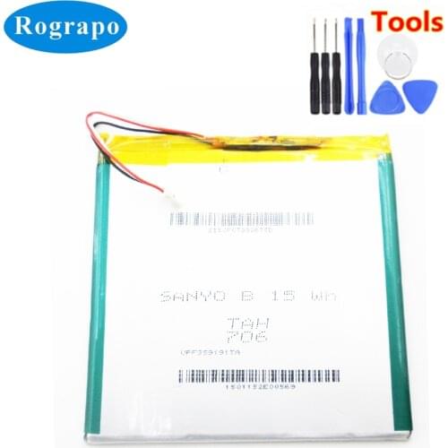 New Battery For Onyx BOOX N96 carta+ E-book Accumulator 3.7V 4000mAh Rechargeable Batterie 3-wire Plug+tools