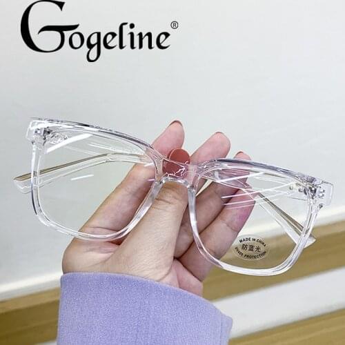 Anti Blue Light Glasses Frame Women Men Transparent Computer Round Eyewear Blocking Glasses Optical Spectacle Eyeglass