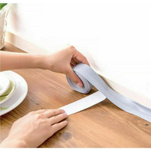 2.2MM/3.8MM Bath Wall Sealing Strip Bathroom Self-Adhesive Caulk Tape 3.2m Kitchen