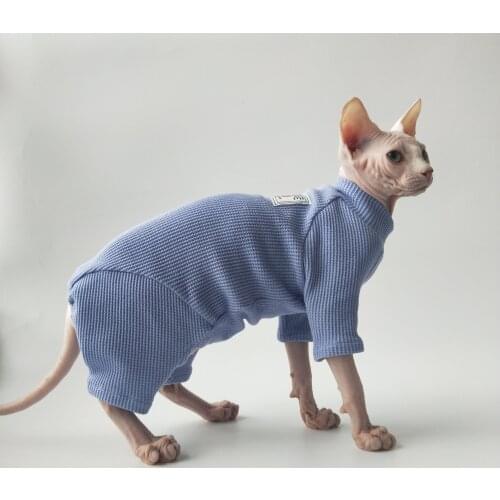 Sphinx hairless cat German autumn and winter base four-legged clothes to keep warm and super stretch
