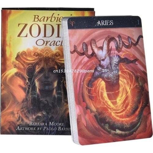Barbieri Zodiac Oracle Tarot 26 Cards Deck Mysterious Guidance Divination Fate Family Party Board Game Dropship
