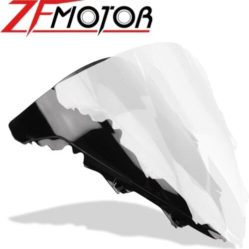 For Yamaha YZF 1000 R1 2009 2010 2011 2012 2013 2014 black Windshield WindScreen Double Bubble yzf r1 09 10 11 12 13 14 CC