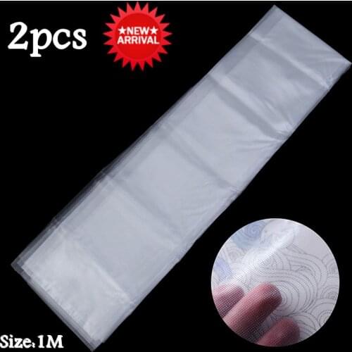 2pcs 1M Water Soluble Film Transparent Embroidery Stabilizer Sewing Supplies Accessories