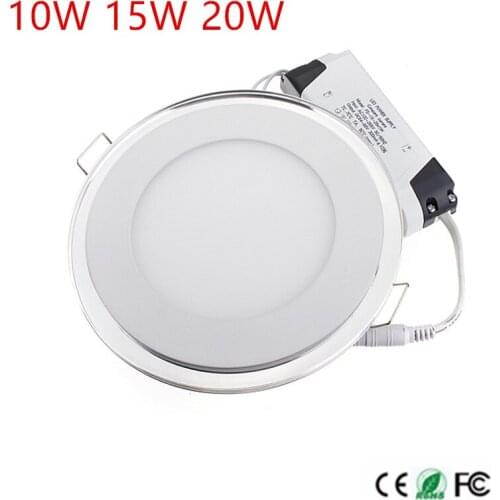 10W 15W 20W AC110-220V Acrylic LED Recessed Downlight Panel Ceiling Wall Light Cool White Warm White For Home Decoration