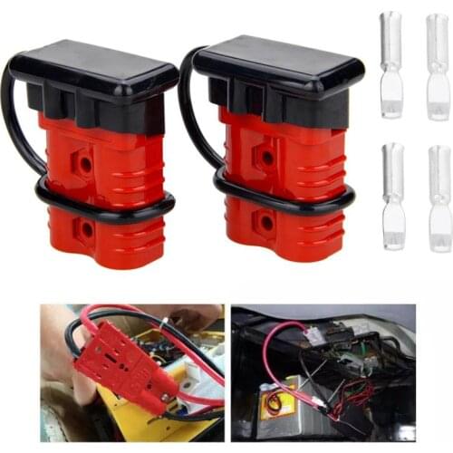 2X 175A 600V Battery Quick Connect Winch Plug Connector For Electrical Device