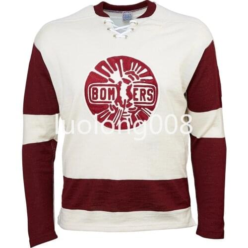 Custom 2020 men 1957 Flin Flon Bombers Hockey Jersey Customize any number and name Hockey shirt