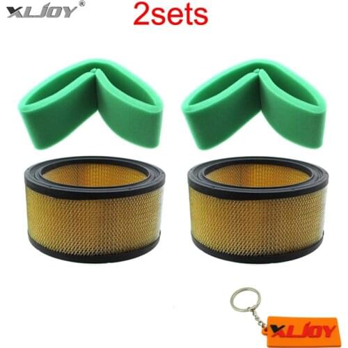 2x Air Filter Set For Kohler: K Series K341 MV16-MV20, Magnum M10-M20 CV17-CV26 CV620-CV745 45 083 02 John Deere AM37201 AM31034