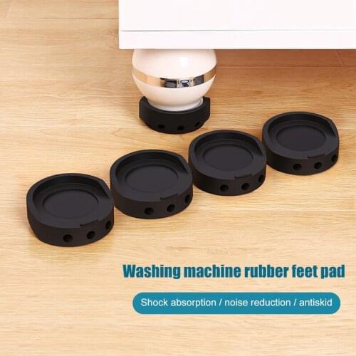 4pcs Anti Vibration Anti-slip Pads Fit All Machines Noise Dampening Height Increase Pads for Washing Machine Furniture G