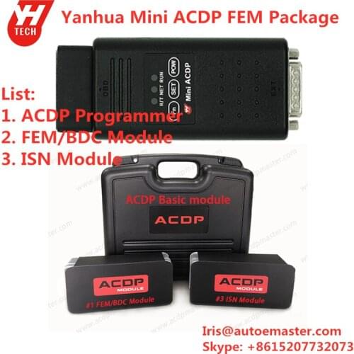 ACDP FEM/BDC Package for BMW Key Programmer