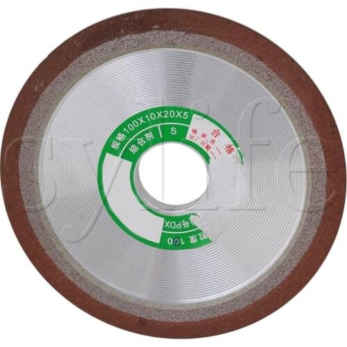 Tapered Side 100mm Dia Plain Resin Diamond Grinding Wheel Grit 180