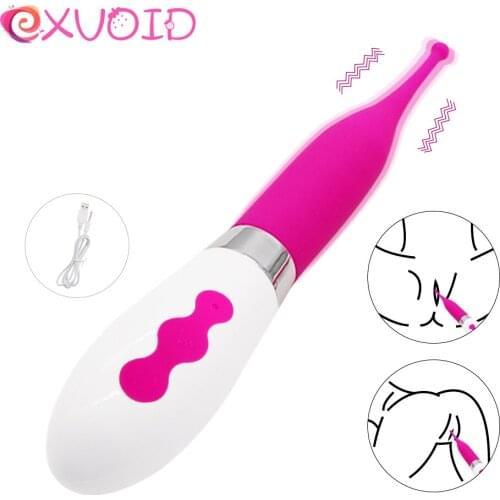 EXVOID Nipple Clip Massager Stimulator Silicone Pussy Vibrator G Spot Vibrators for Women Sex Toys For Woman Sex Shop Deeper