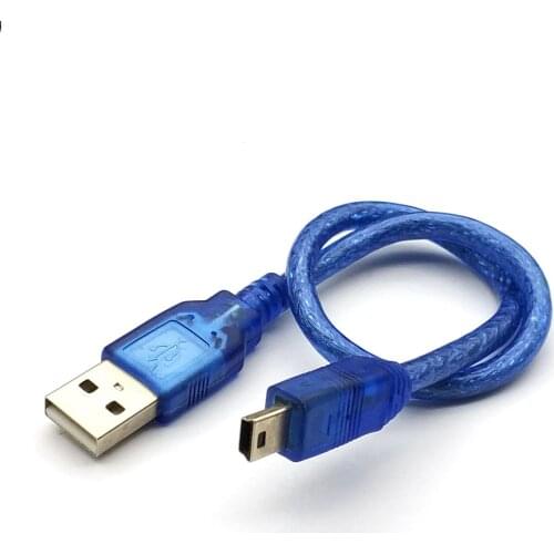 Mini USB to USB data lines USB2.0 T mouth short 0.30 meters long