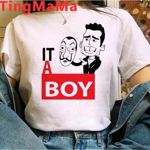 La Casa De Papel Money Heist Bella Ciao House of Paper top tees clothes female streetwear print plus size aesthetic t-shirt