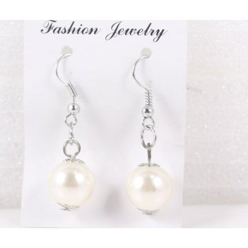 Fashion drop pearl earrings for women,wedding pearl earrings jewelry earring girl best gift