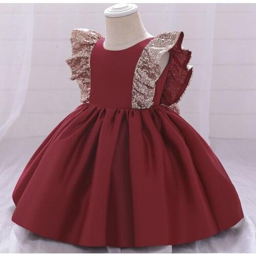 2020 new style kids girl dress summer party and wedding christmas clothes princess flower tutu dress kids prom dress