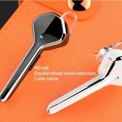 New earphone wireless handsfree Bluetooth headset Business earphone with microphone with charger Active noise cancelling
