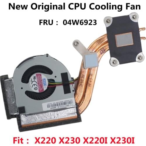 New Original CPU Cooling Fan Heatsink for Lenovo ThinkPad X230 X230i X220 X220I FRU:04W0435 04W6921 04W6922 04W6923