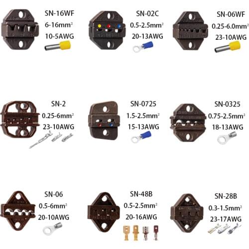 Crimping tool jaw SN-48B / 48 b / 02 c / h 2549/03/2546 b / 2 wf2c / 06 wf / 16 wf / 06SN pliers series special jaw