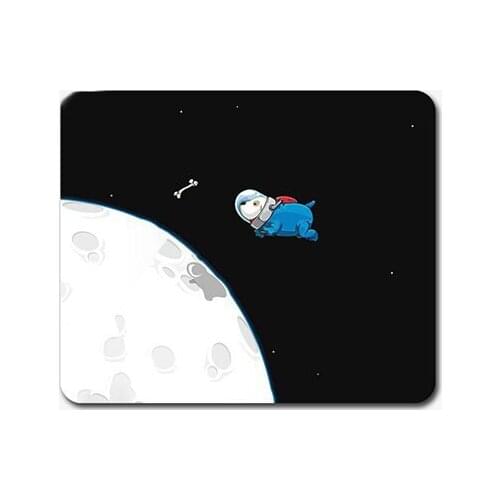 Office Computer Desk Mat Table Keyboard Mouse Pad Funny Illustration Dog My Favorite Meat Bone Non-slip Mat Gamer Mousepad Mat