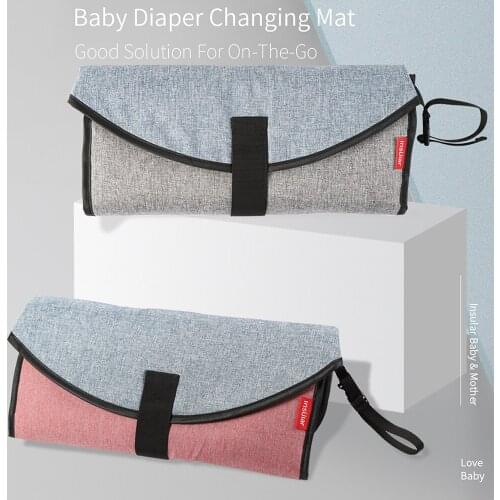 Portable Baby Changing Pad Lightweight Waterproof Foldable Travel Diaper Change Mat for Newborn Baby Shower Gifts