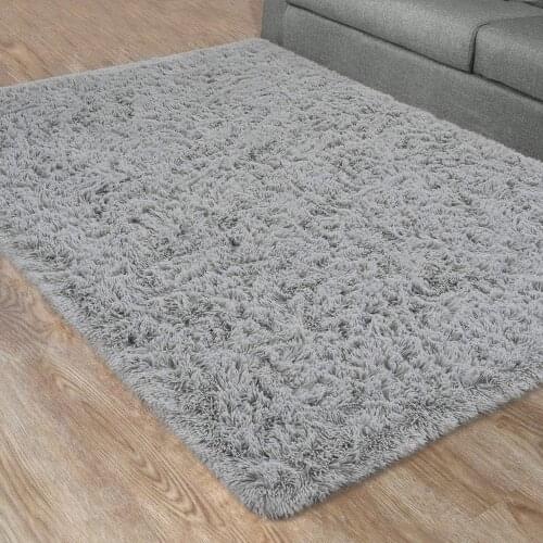 Fluffy Fur Rug for Living Room Shaggy Plush Carpet Nursery Room Mat Modern Home Decor Carpet Non-Slip Bedroom Carpet Floor Rugs
