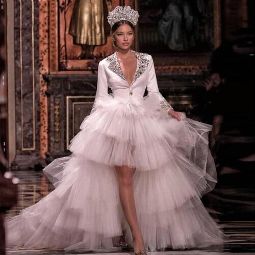 Modest White Bridal Tulle Skirts Elastic Ruffles Tiered Long Mesh Tulle Skirt Formal Draped Maxi Skirts