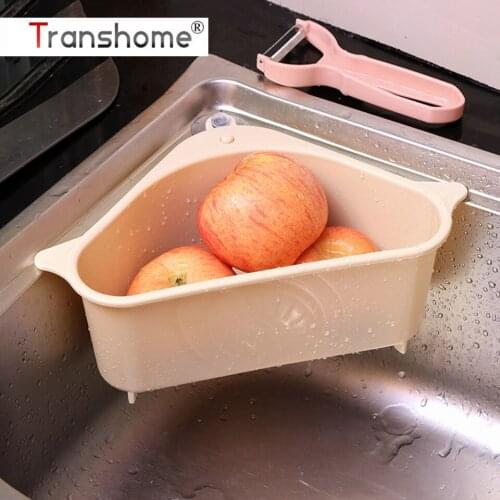 Triangular Sink Drain Shelf Drop Shipping Kitchen Gadget Vegetable Shelving Sink Suction Cup Sink Shelf Sponge Rack Storage Tool