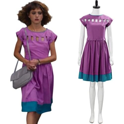 Stranger Things 3 Cosplay Nancy Wheeler Dress Costume Suit Outfit For Girls Women Halloween Carnival Costumes