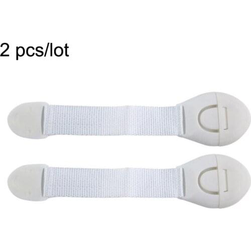 2Pcs/Lot Baby Cabinet Lock Baby Drawer Lock Protection Proofing Cabinet Refrigerator Lock Belt Safety for Kids Bebe Securite