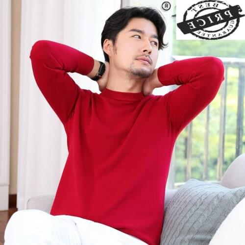 2021 Pullover Men Knitted Sweater Long Sleeve Sweaters for Men Autumn Winter Mens Clothes Korean Style Ropa Hombre LW55aa