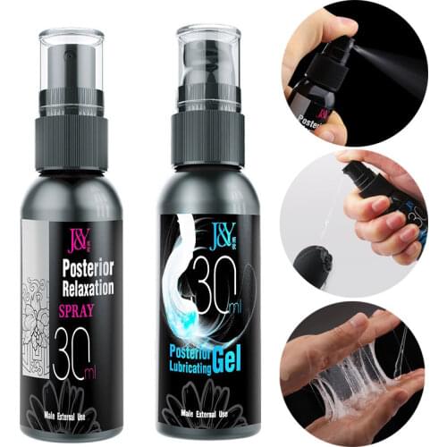 30ml Sex Lubricant Posterior Relaxation Spray/Gel Vaginal/Anal Water-Based Pleasure Enhancing Cream Sex Products for Adults