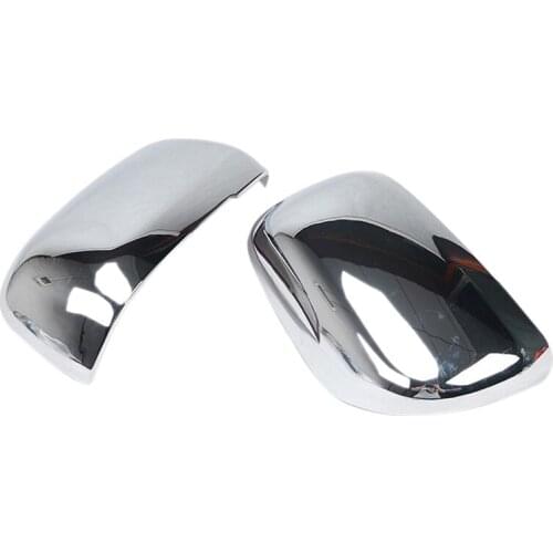ABS Chrome Side Mirror Decorative Covers Trims for Mitsubishi Pajero 2007-2019