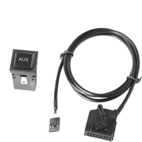 Car MFD2 RNS2 AUX o Interface + Wiring Harness For- Ford Skoda