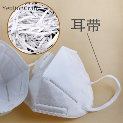 Chzimade 100M Elastic Rope Rubber Band Tape Soft Ear Hanging Rope Round Elastic Band DIY Clothing Accessories