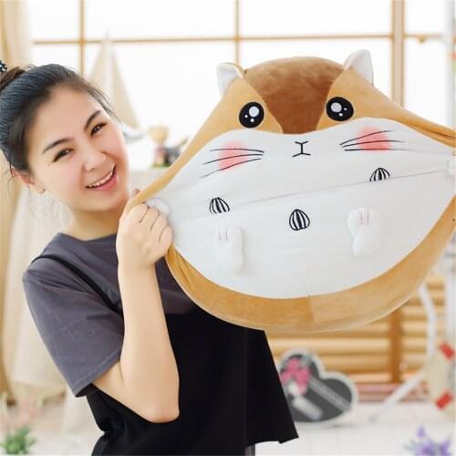 Fancytrader Cute Cartoon Hamster Plush Toy Mouse Pillow Cushion Dolls 50cm Girl Birthday Gift 8 Expressions