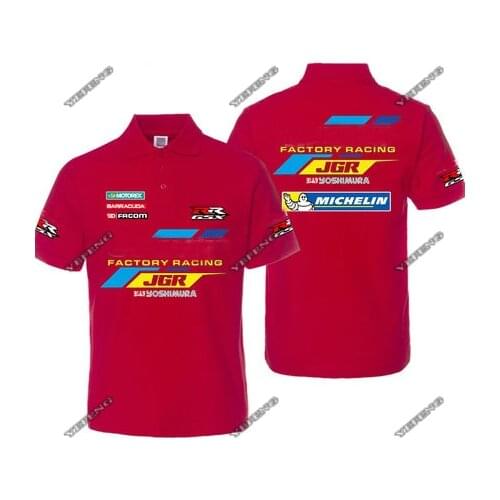 New Motorcycle Racing Team Motorbike Motocross For SUZUKI Polo T shirt Clothing Riding Short Sleeve Breathable Casual Driving