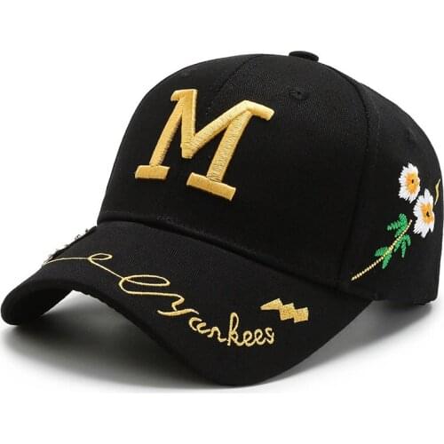 2021 Summer Arrival Baseball Cap Letter M Embroidered Men Caps Women Couple Visor Hat Outdoor Casual Bones Snapback Hip Hop Hats