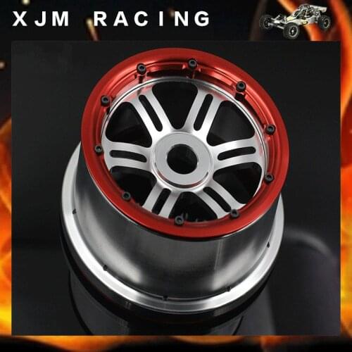 CNC Alloy Wheel Hub Set 2pcs/set for 1/5 Rc Car Losi 5ive-T Rovan LT DDT FID RACING TRUCK RC CAR Parts