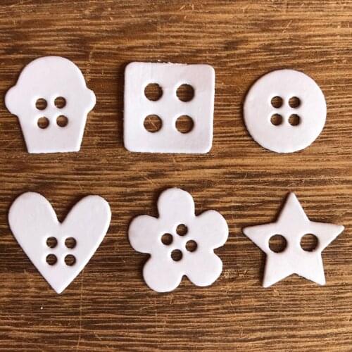 MEET HUANG Scrapbooking Buttons