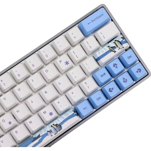 Penguin PBT Keycap Set Mechanische Toetsenbord keycap GH60 RK61/ALT61/Annie /poker keycap GK61 GK64 dz60 Keycaps