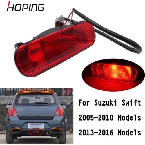 Hoping Rear Bumper Fog Light For Suzuki Swift 2005-2010 2013-2016 Rear Brake Light
