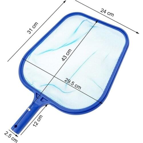 Swimming Pool Cleaner Supplies Professional Heavy Duty Pool Leaf Rake Fine Mesh Frame Net Swimming Pool Cleaning Leaf Skim Net