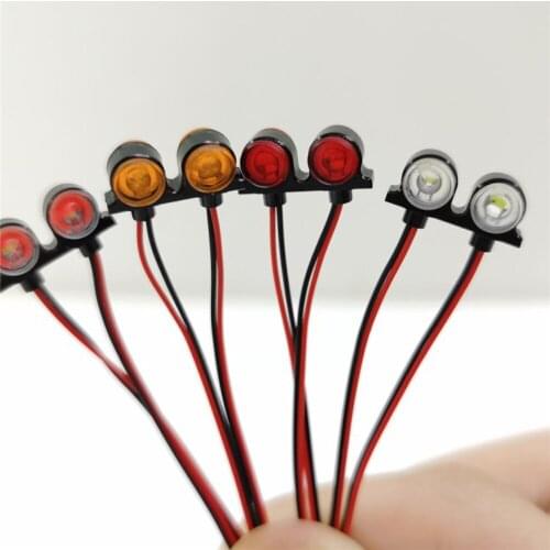 Durable Bright Side Contour Lights LED Side Light Lamp for 1/14 Tamiya Scania Man Actros RC Car Accessories Upgrade Modify Kits