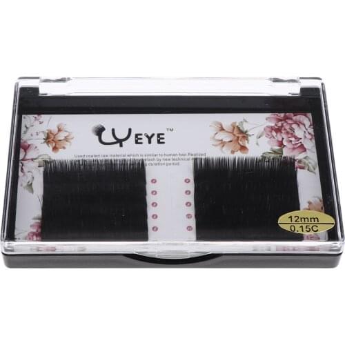 Professional Makeup Eyelash Extensions,C Curl Tray,Mink Individual Lash Extensions (8mm | 9mm | 10mm | 11mm | 12mm for Choose)
