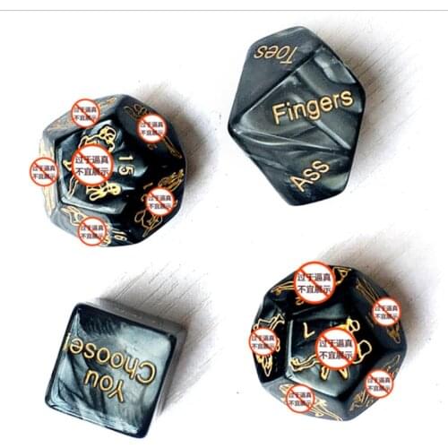Sex Marble Carving Posture Dice 4-in-1 Set Adult English Adult Toy Adult Sex Toys Sex Games