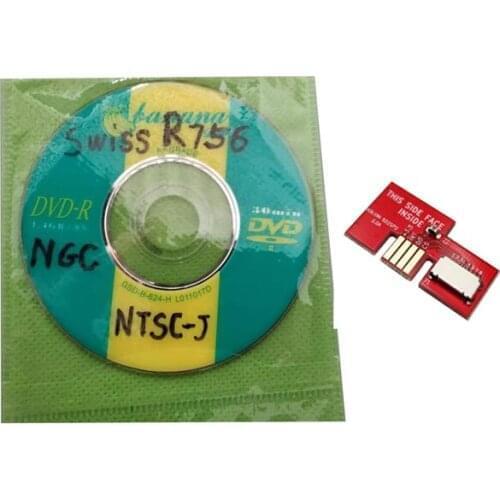 Swiss Boot Disc Mini DVD NTSC pal Micro SD Card Adapter TF Card Reader for NGC Adapter SD2SP2 Support Serial Port